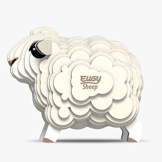 Eugy 3D Cardboard Model Kit Sheep