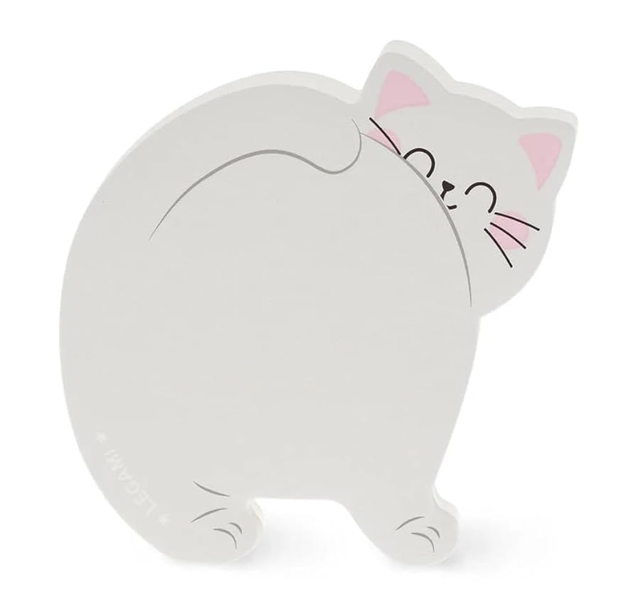 Legami Lovely Notes Adhesive Notepad Kitty