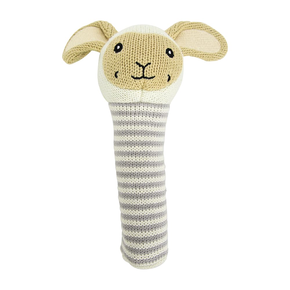 Annabel Trends Hand Rattle Knit Lamb