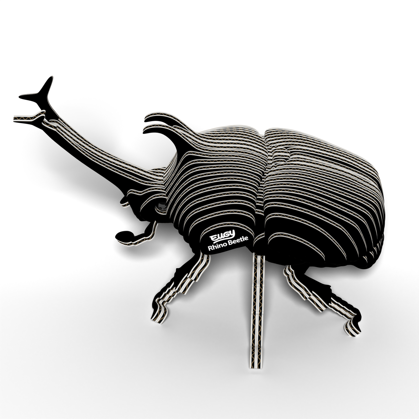 Eugy 3D Cardboard Model Kit Rhino Beetle