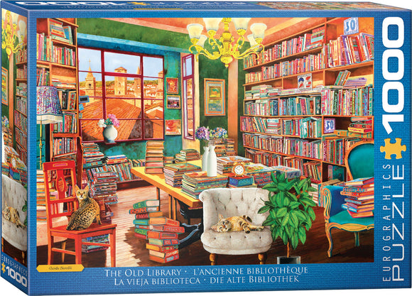 Eurographics 1000pc Jigsaw Puzzle The Old Library