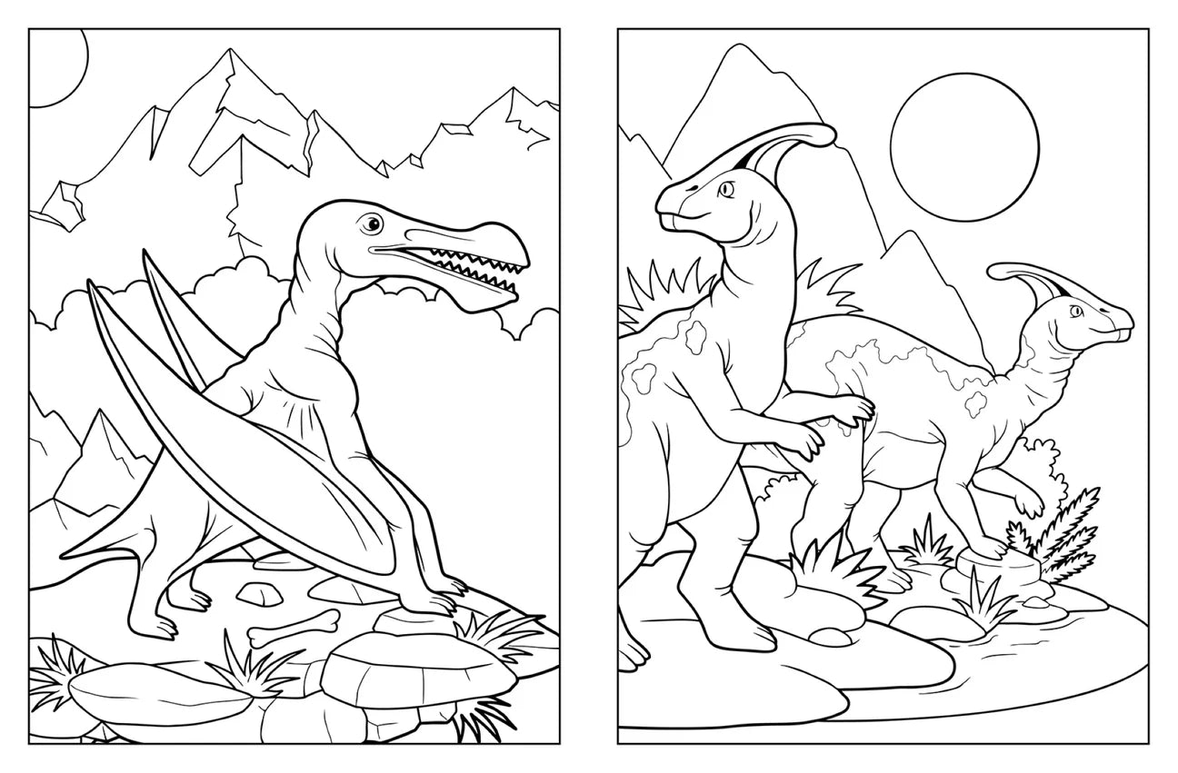 1000 Stickers & Colours Dinosaurs Activity Book