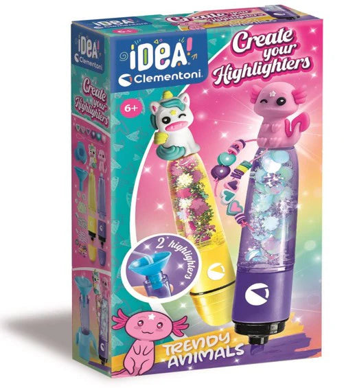 Clementoni Small Highlighter Lab - Trendy Animals