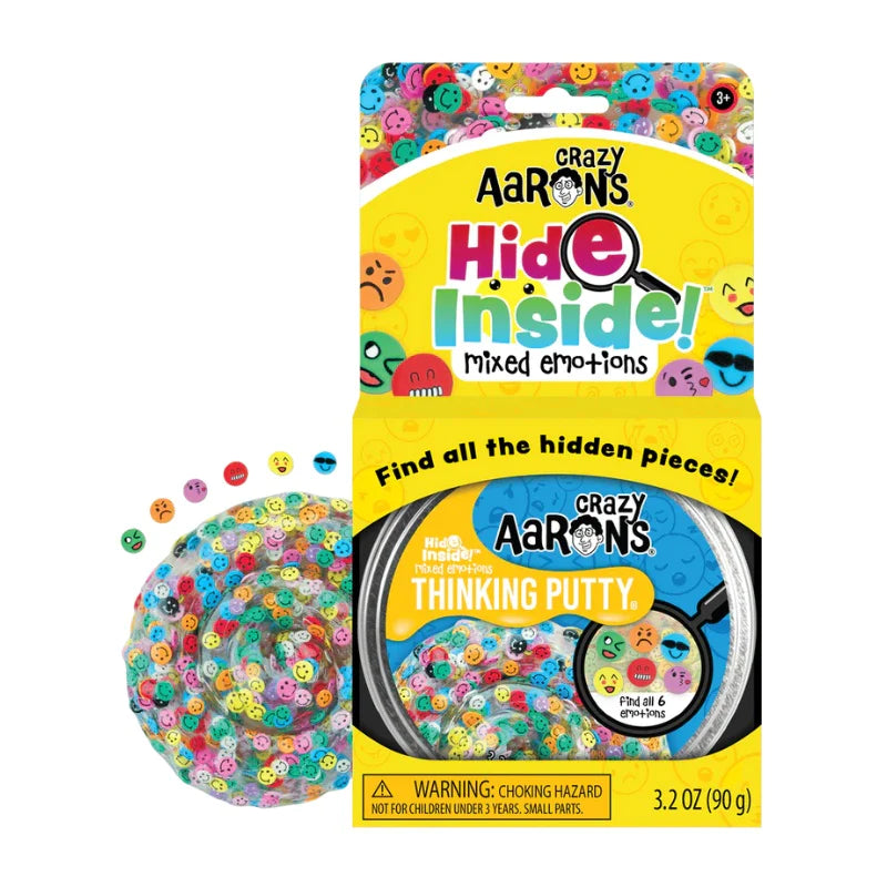 Crazy Aaron's Thinking Putty Hide Inside Mixed Emotions