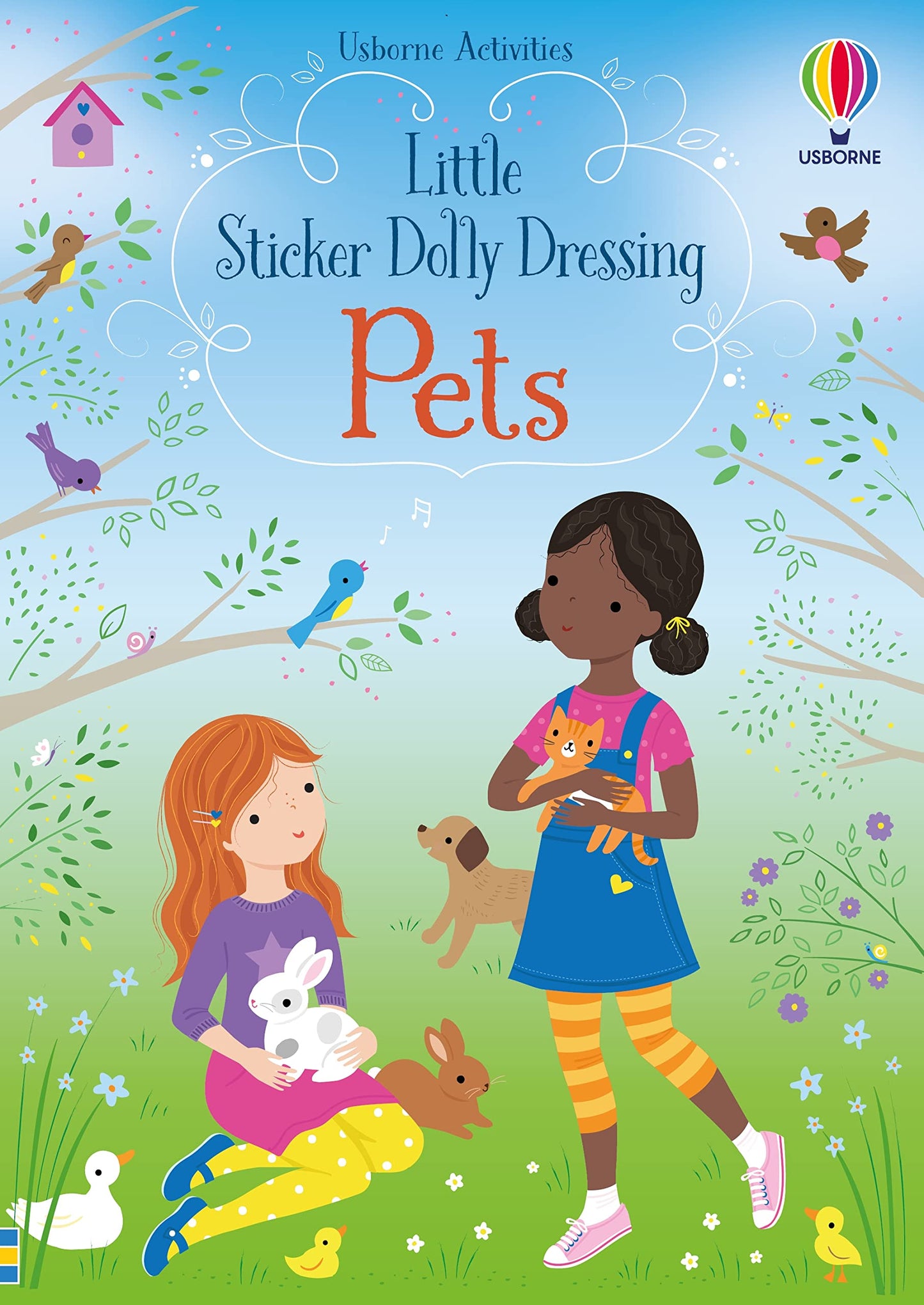 Little Sticker Dolly Dressing Pets by Fiona Watt Usborne Softcover Activity Book