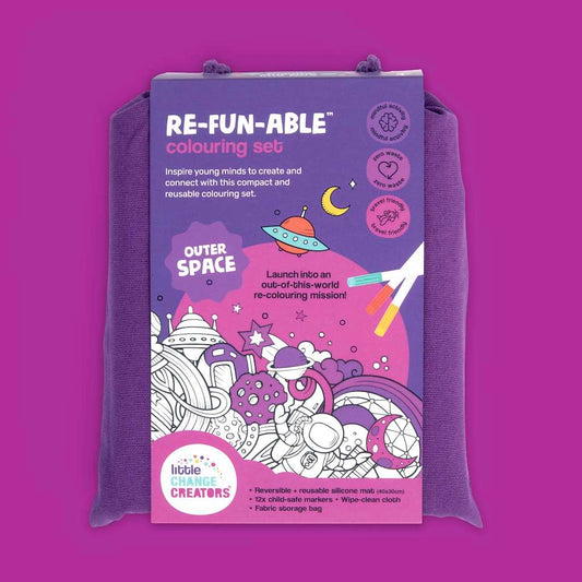 Re-Fun-able Reusable Colouring Set Outer Space