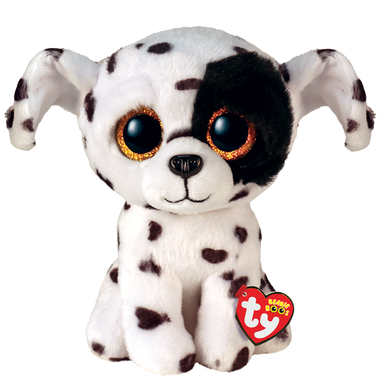 Ty Beanie Boos Luther Regular Spotted Dog
