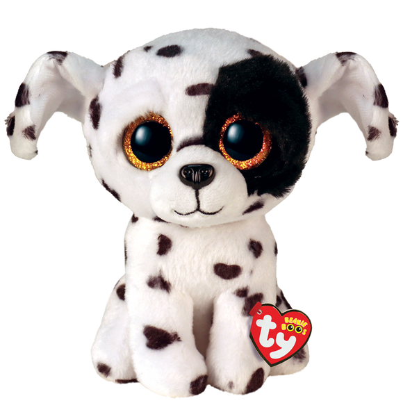 Ty Beanie Boos Luther Regular Spotted Dog
