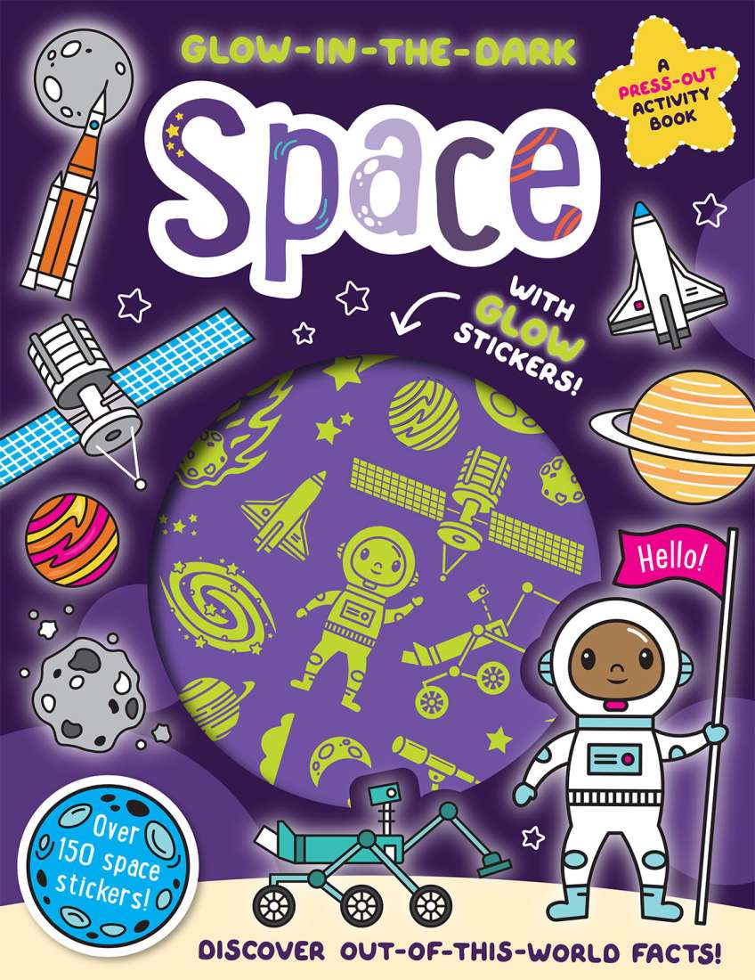 Glow in the Dark Space Activity Book