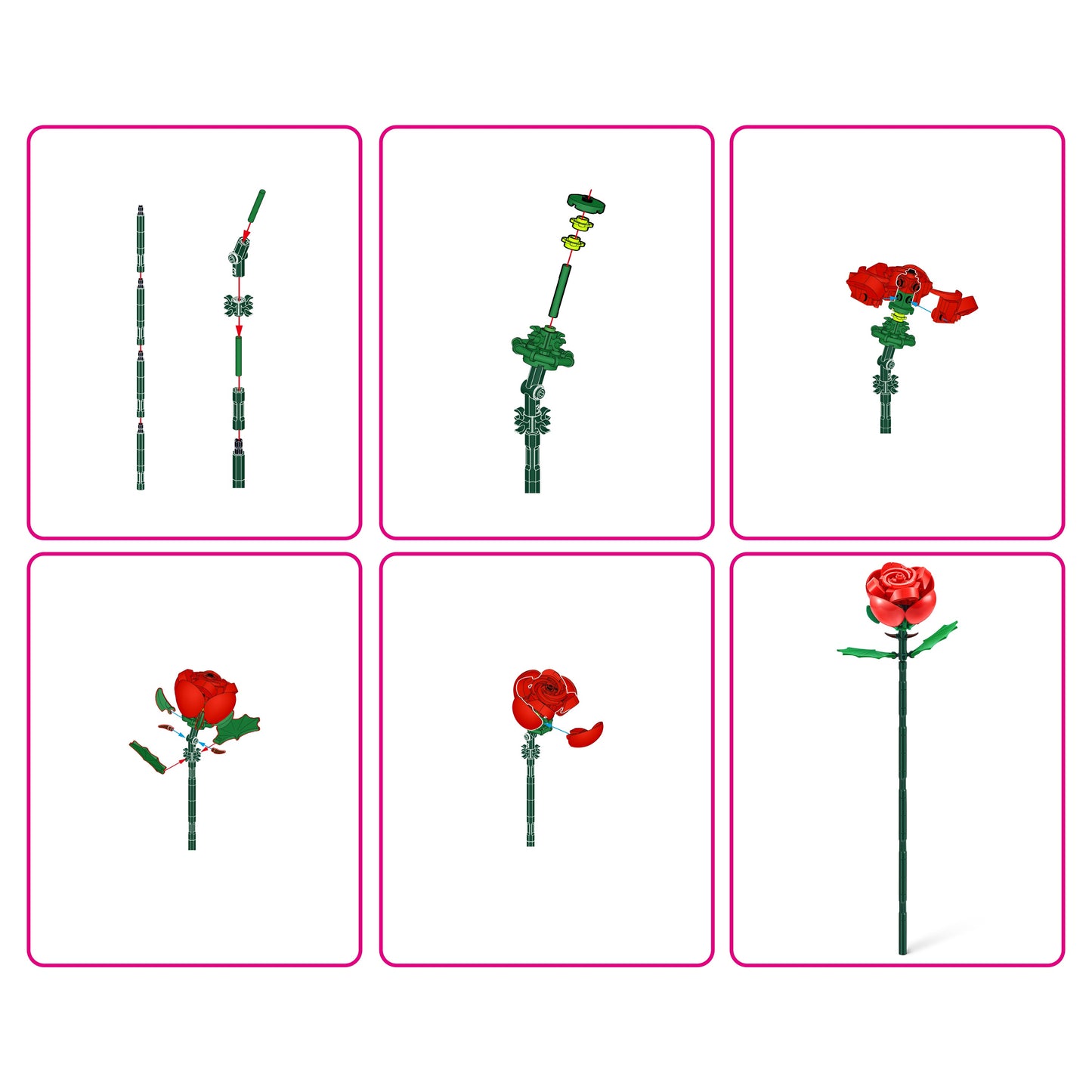 Zuru Max Rose Collection Building Bricks