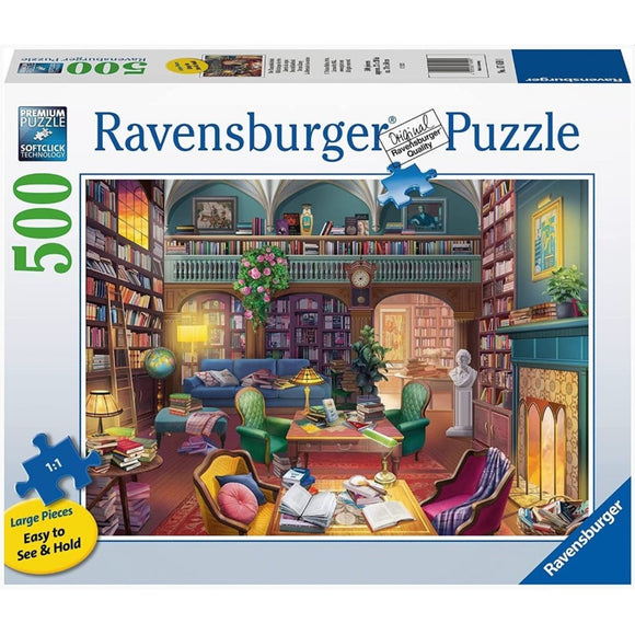 Ravensburger 500pc Jigsaw Puzzle Extra Large Pieces Dream Library