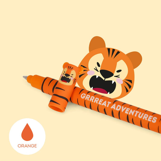 Legami Erasable Pen Tiger Orange Ink