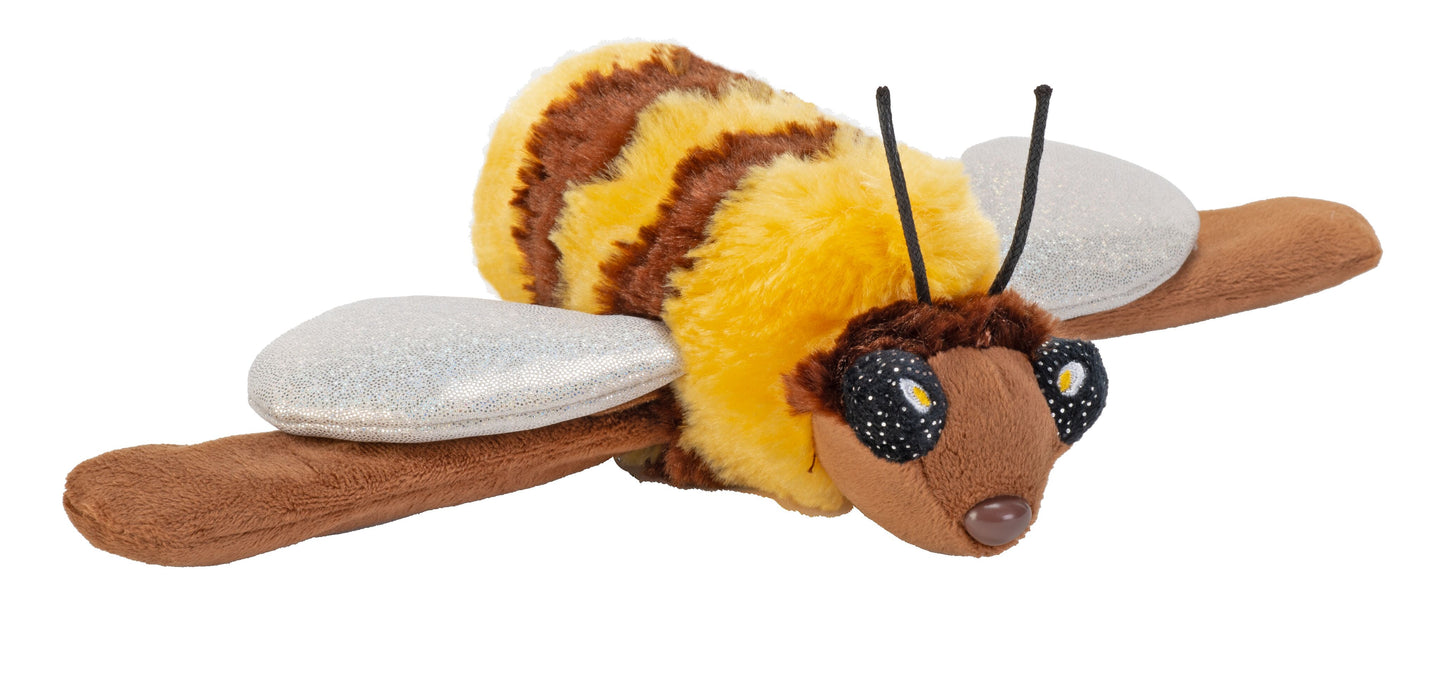 Wild Republic Huggers Plush Slap Snap Band Bee