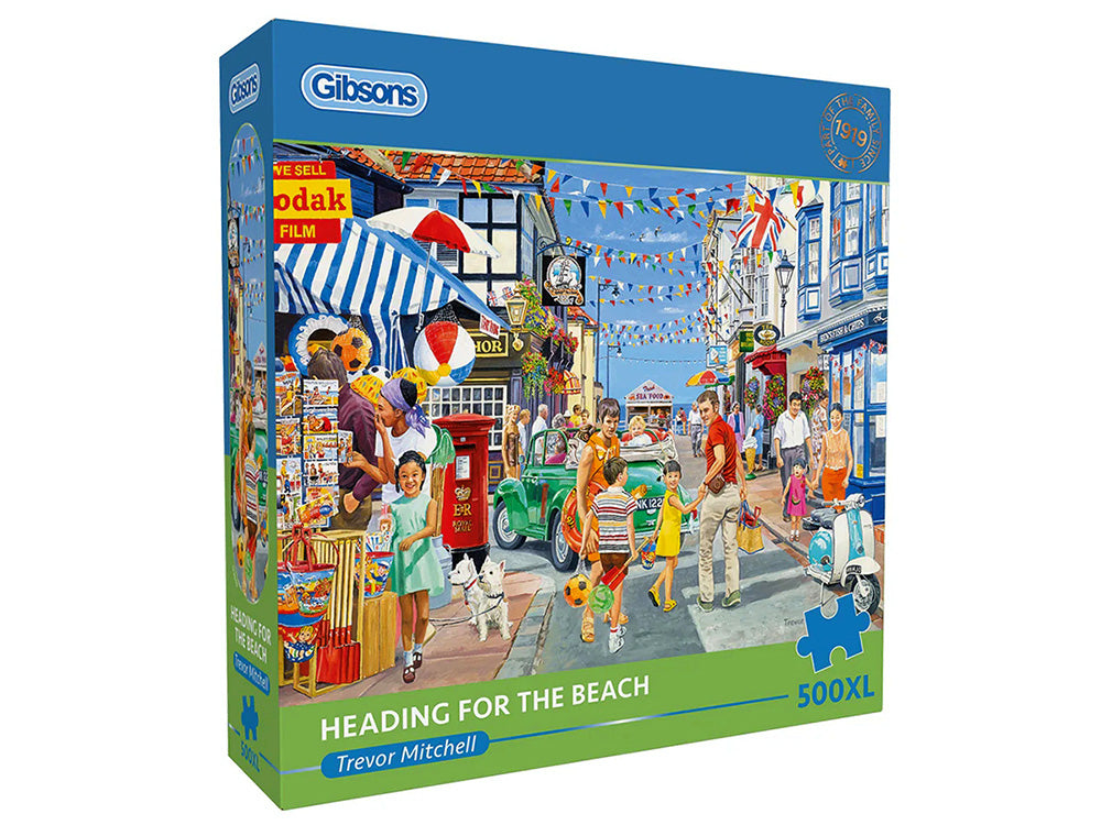 Gibsons 500pc XL Jigsaw Puzzle Heading for the Beach