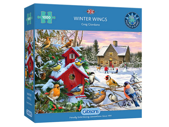 Gibsons 1000pc Jigsaw Puzzle Winter Wings