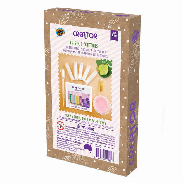 Heebie Jeebies Creator Lip Balm Citrus Pop