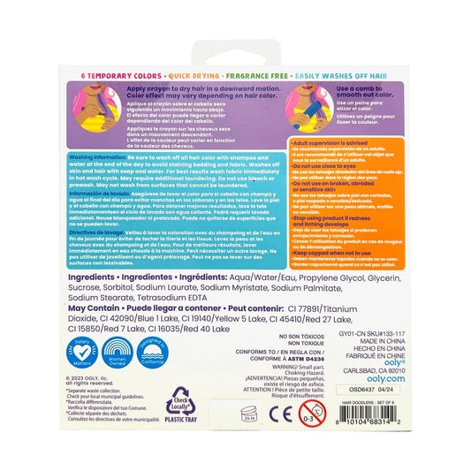 Ooly Hair Doodlers Crayons