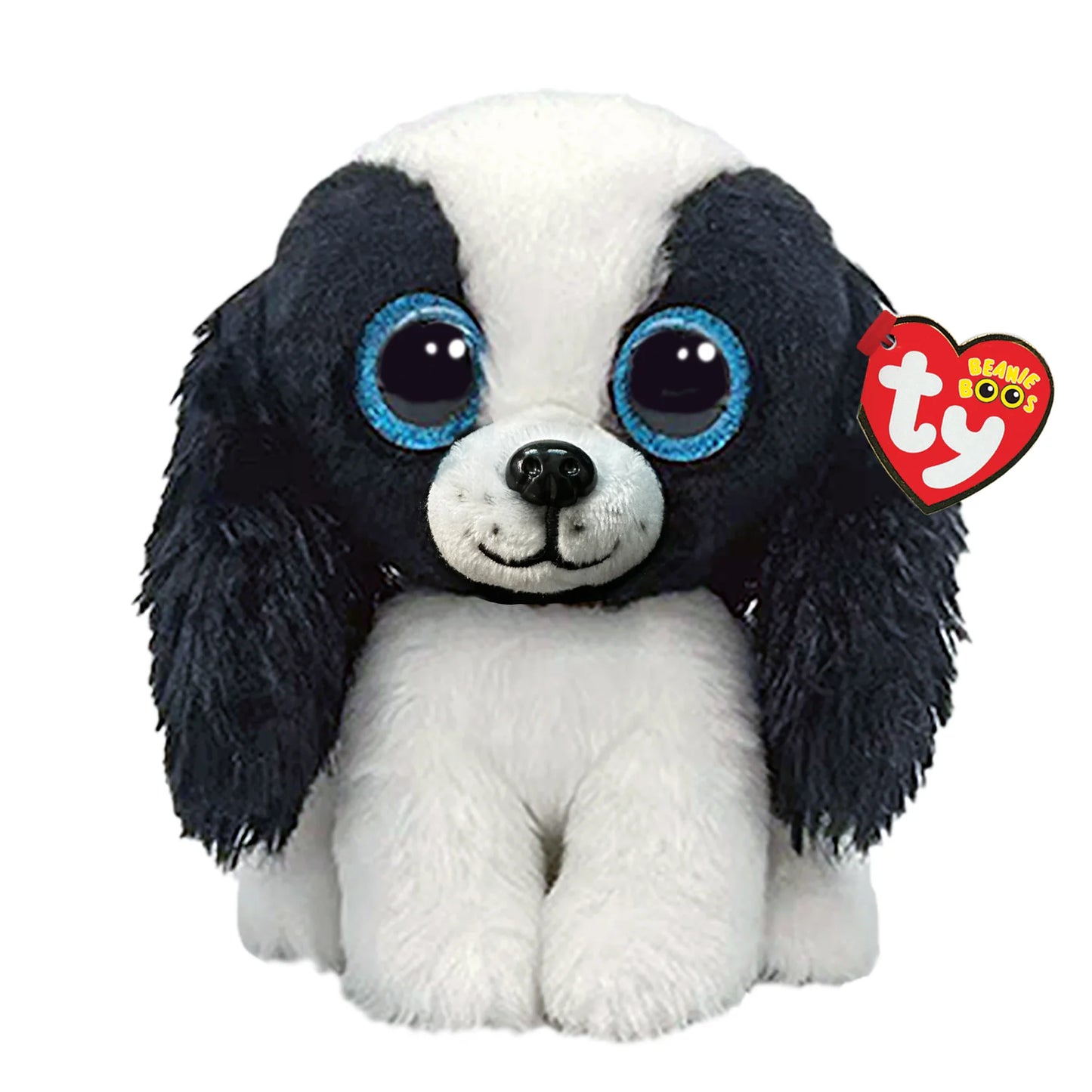 TY Beanie Boo Sissy Regular Black and White Dog