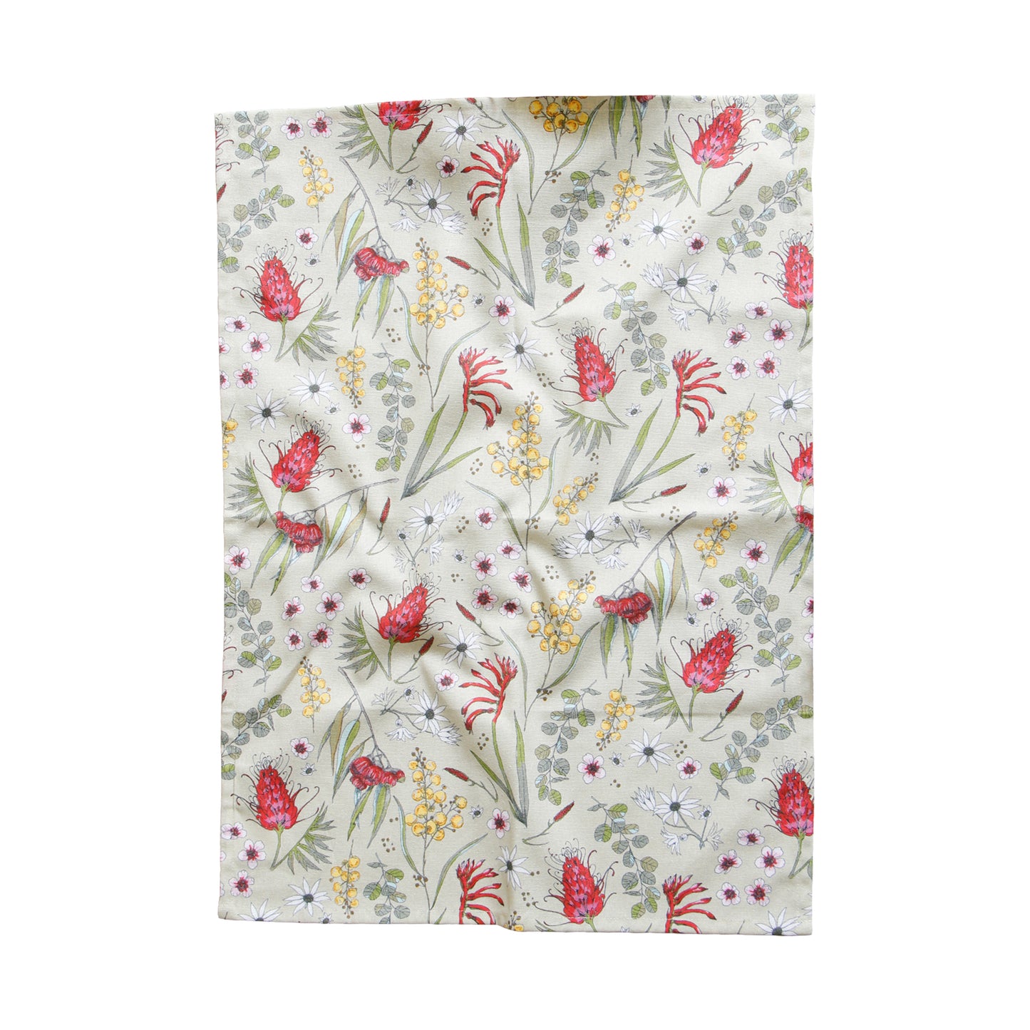 Tea Towel Cotton Native Floral