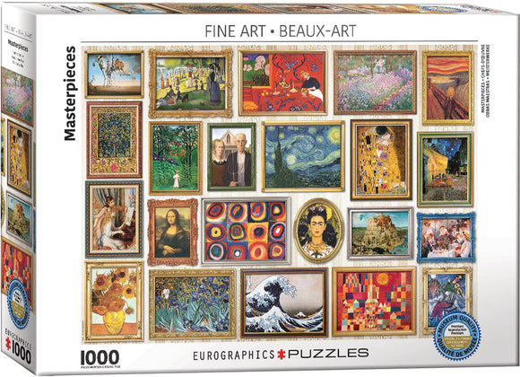 Eurographics 1000pc Jigsaw Puzzle Masterpiece Collection