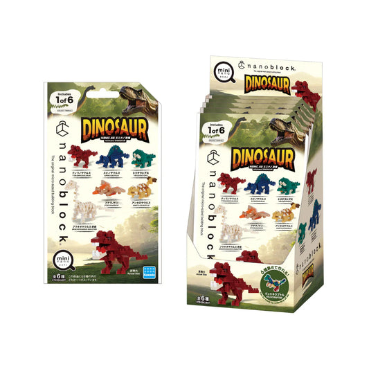 Nanoblock Mininano Dinosaur Mystery Pack