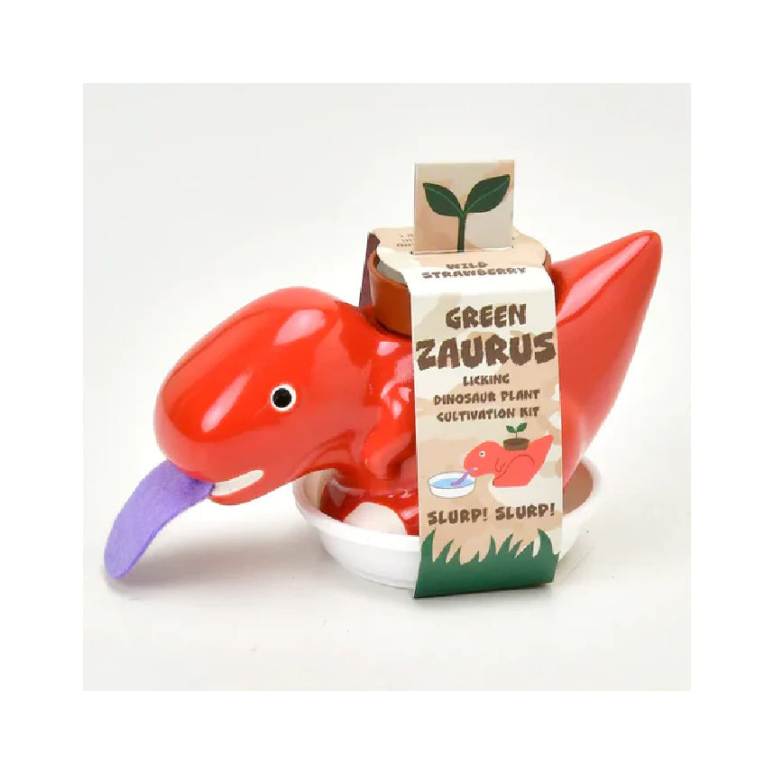 Seishin Green Zaurus T-Rex Wild Strawberry Plant Cultivation Kit
