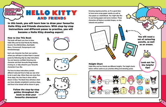 How To Draw Hello Kitty And Friends