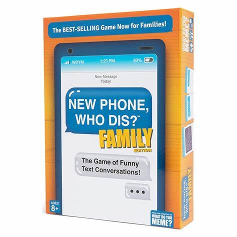 New Phone Who Dis? Family Edition Card Game