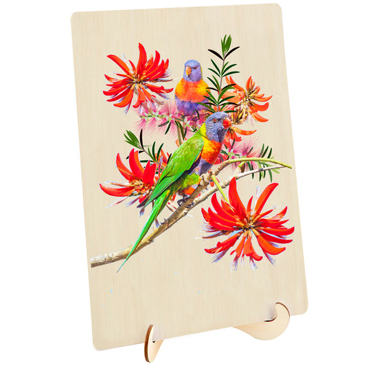 Puzzle Master 123pc Wooden Jigsaw Puzzle Lorikeet