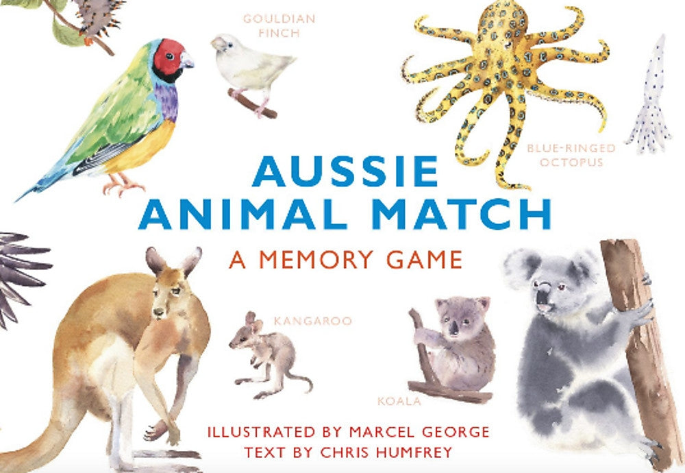 Aussie Animal Match Memory Game