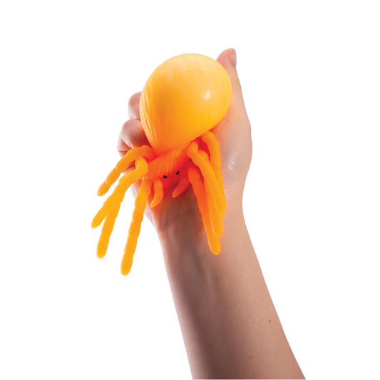 Discovery Zone Neon Squish A Spider 4 Assorted Colours
