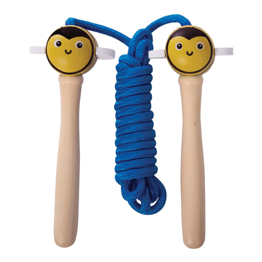 Discovery Zone Wooden Skipping Rope Garden Animals