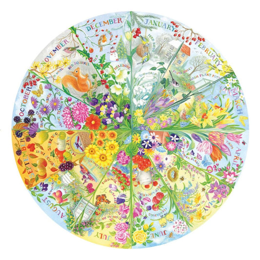 Gibsons 500pc Jigsaw Puzzle Year in the Garden