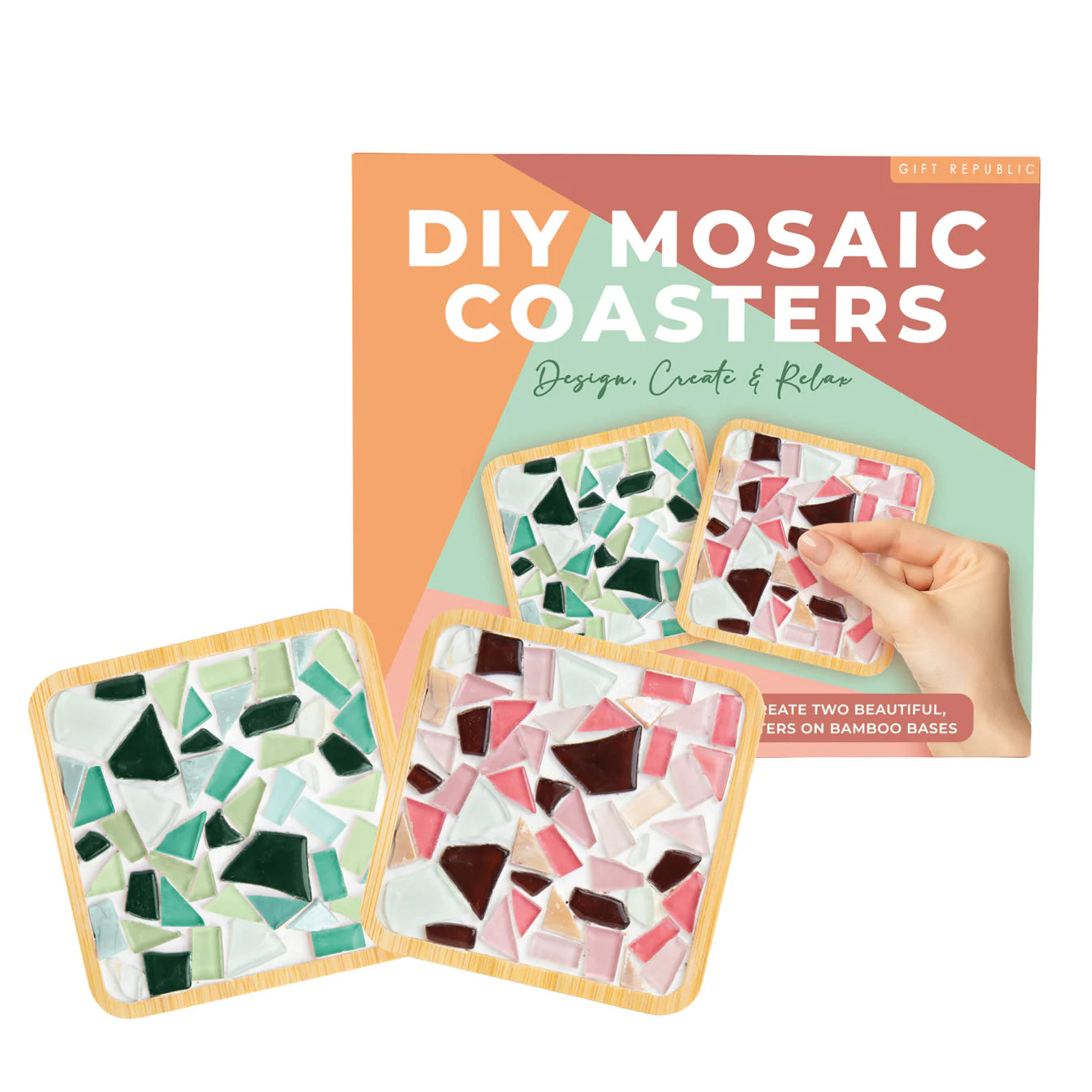 Gift Republic DIY Mosaic Coasters