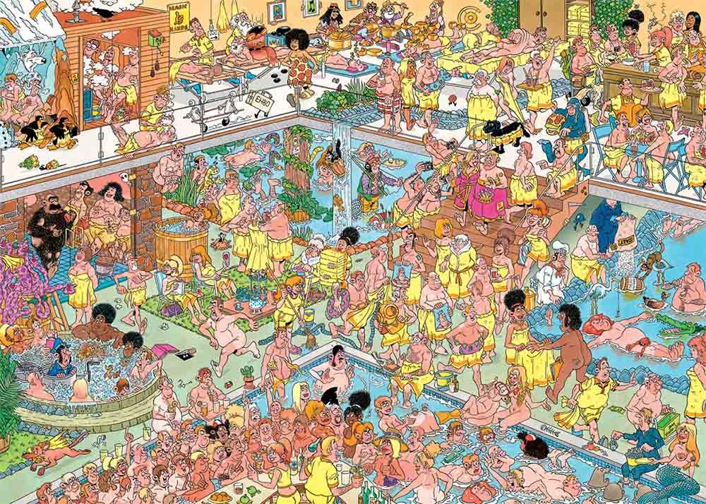 Jan Van Haasteren 1000pc Jigsaw Puzzle Not So Wellness