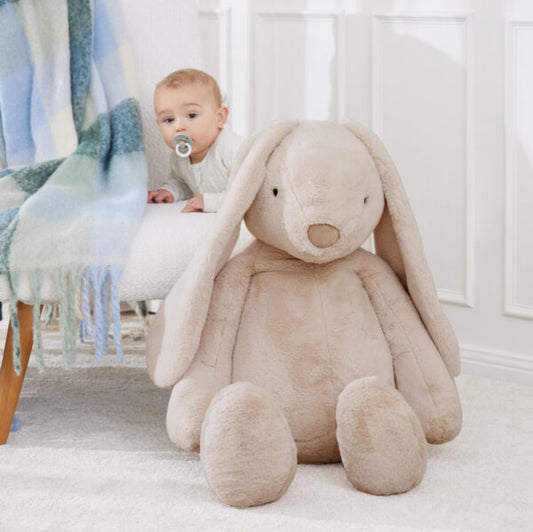 Jiggle and Giggle Giant Bunny Beige