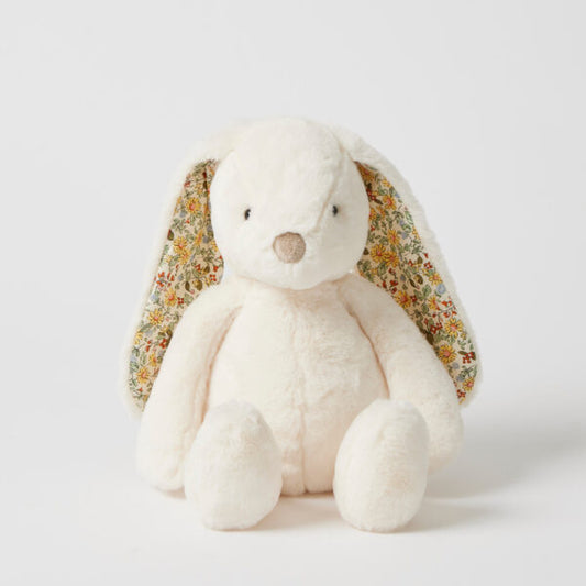 Jiggle and Giggle Medium Bunny Floral White