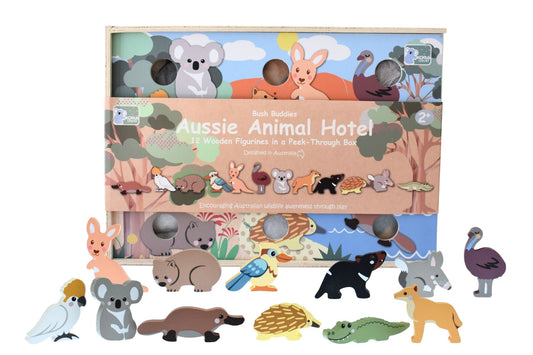 Koala Dream Bush Buddies Aussie Animal Hotel 12pc Box