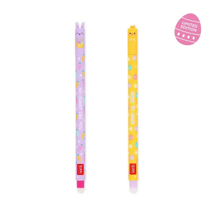 Legami Erasable Pens Set of 2 Hoppy Easter