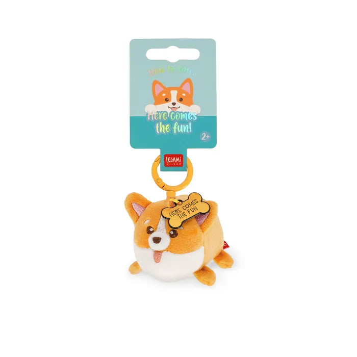 Legami Supersoft Tiny Corgi Keyring