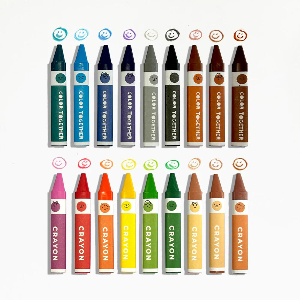 Ooly Colour Together Triangular Crayons 18pk