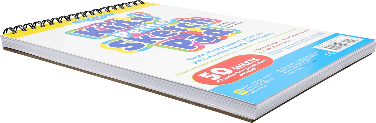 Peter Pauper Press Studio Series Junior Kids' Petite Sketch Pad 50 Sheets