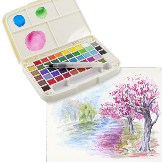 Peter Pauper Press Studio Series Watercolour Field Kit 48 Colours
