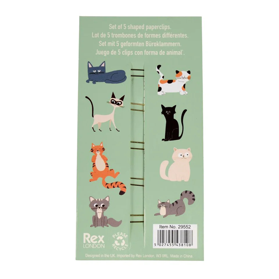Rex London Paper Clips Cats Nine Lives