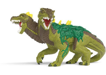 Schleich Eldrador Figurine Set Fire Saurian Vs Jungle Lizard