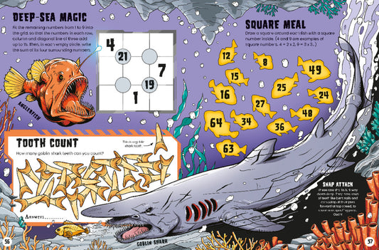 Usborne Sea Monsters Puzzle Book