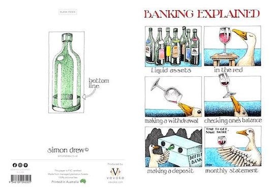 Simon Drew Greeting Card Banking Explained
