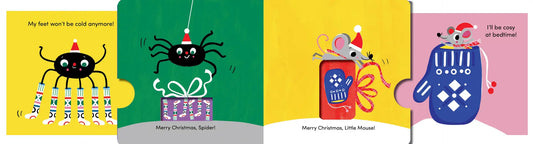 Slide and Peek Santa Board Book by Hector Dexet