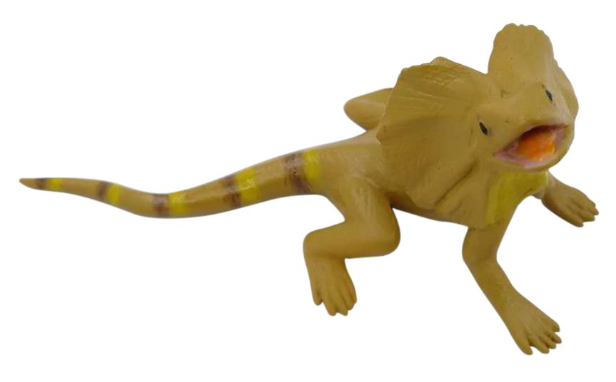Small Plastic Reptile Frilled Lizard