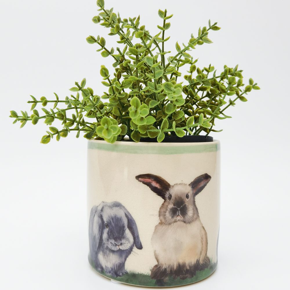 Urban Products Bunny Planter Brown 12cm